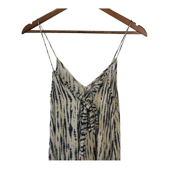 ZARA | Off White / Blue Tie Dye Maxi Dress | XS-S - Picture 5 of 10